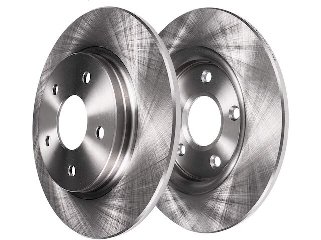 Detroit Axle 12MQ92Q Rear Brake Rotor Set Fits 2022-2023 Ford Maverick