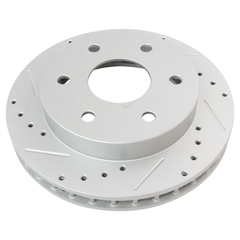 Performance Brake Rotor Posi Semi-Metallic Pad & Hub Bearing Front Kit gallery