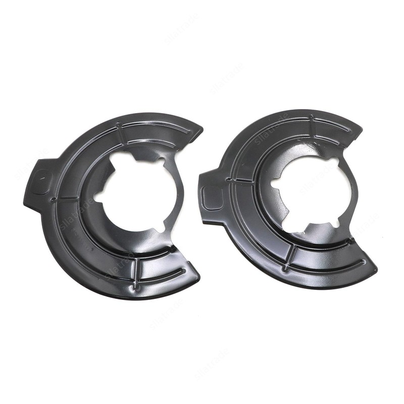 2Pcs Left & Right Side Fit For 2007-2018 Jeep Wrangler Black Brake Dust Shield gallery