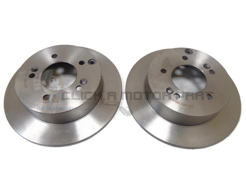 REAR BRAKE DISCS SET NEW FOR KIA CARENS 1.6 2.0 CRDi 06-12 275MM SOLID