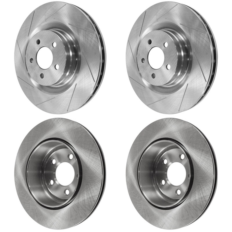 Front & Rear Brake Disc Rotors for Chrysler 300 Dodge Charger 2015-2016