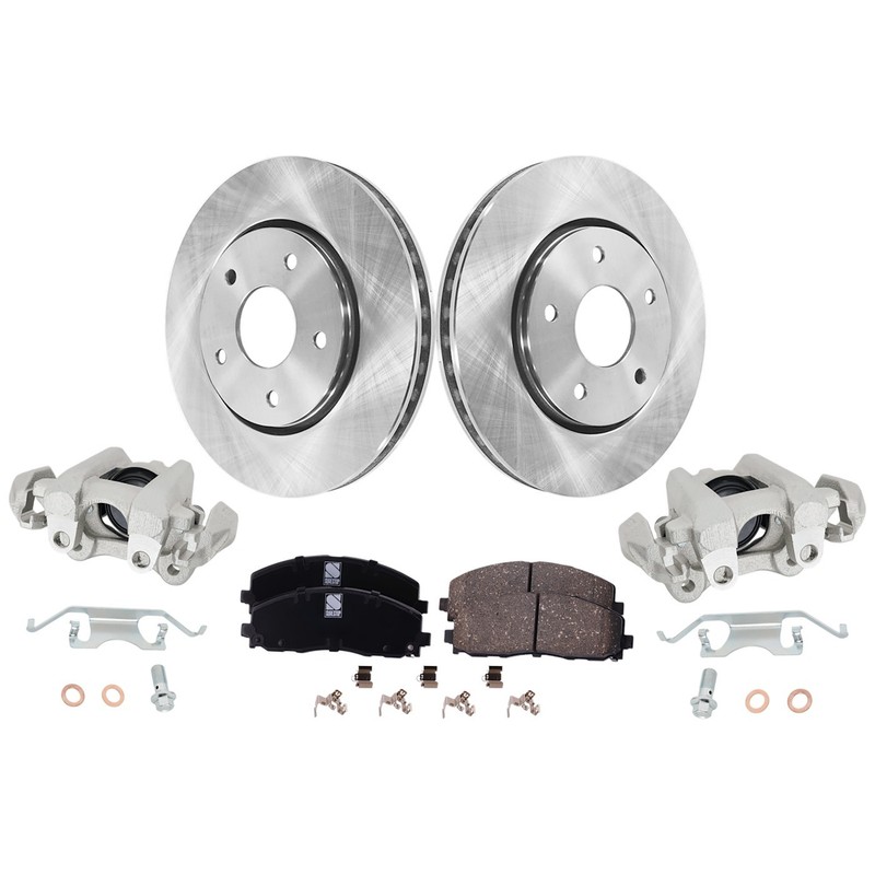 2-Wheel Set Brake Kit With Calipers Front for Dodge Journey 2012