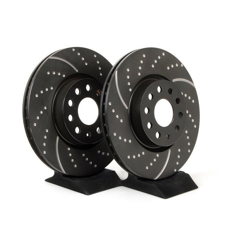 Pair 280mm EBC Groved Disc Abarth 124 Mazda MX-5 ND 1.5 2.0 Front Discs