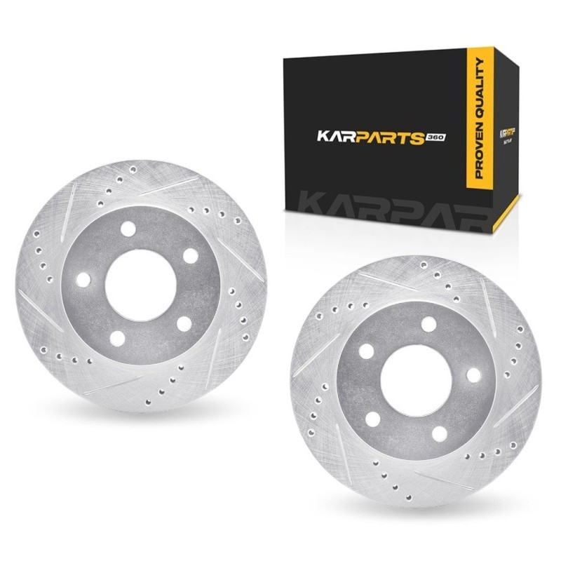 For Pontiac Trans Sport/6000/Bonneville 1990 1991 Brake Rotors | Silver