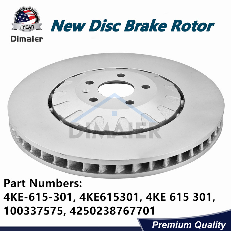 4KE615301 Front Disc Brake Rotor for Audi e-tron Quattro Sportback, Q8 e-tron