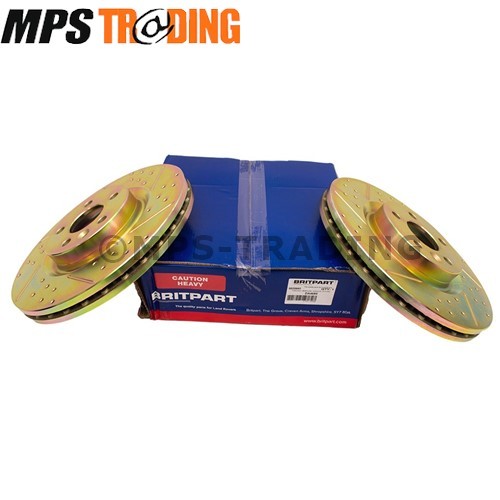 Evoque and Discovery Sport Performance 17″ Front Vented Brake Discs DA4689
