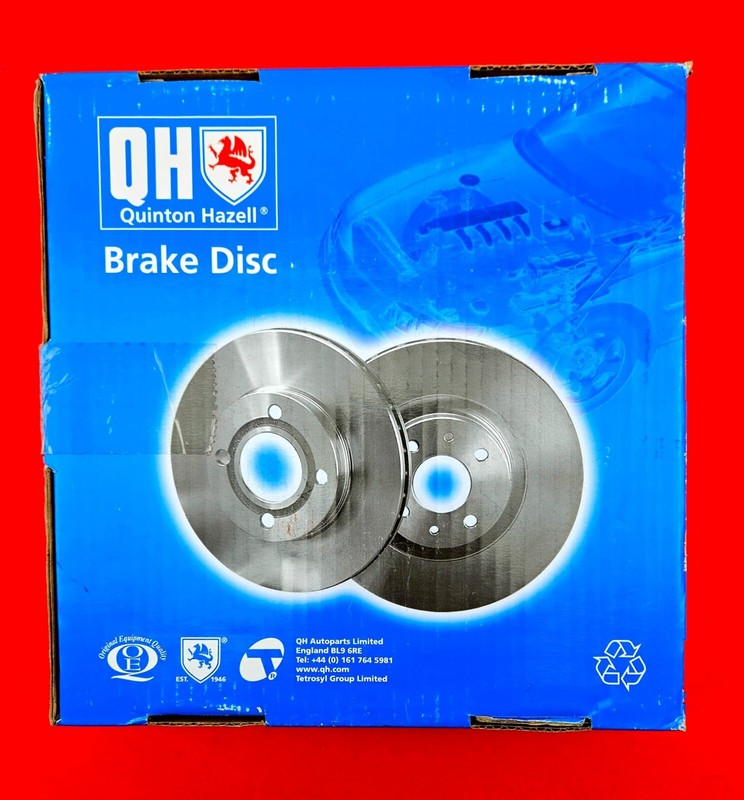1X QUINTON HAZELL BDC5336 Brake Disc Ø 324Mm Rear For X5 BMW E53