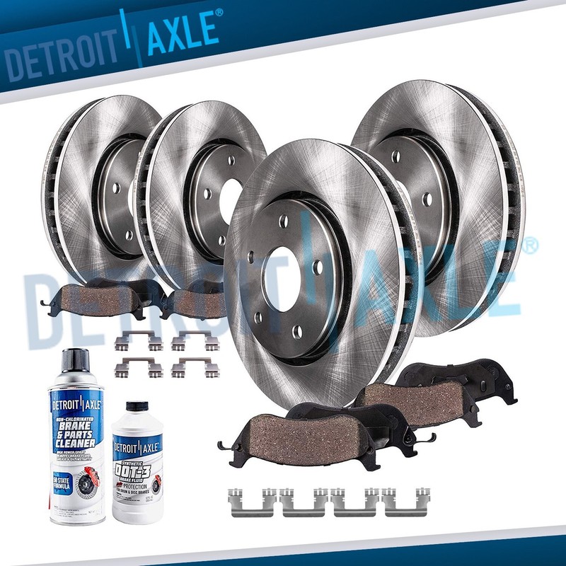 10pc Front Rear Disc Rotors Brake Pads for 2012 – 2018 Dodge Challenger Charger
