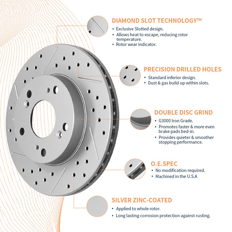 315mm Rear Brake Rotors Ceramic Brake Pads For Buick Enclave Acadia Cadillac Xt5 gallery