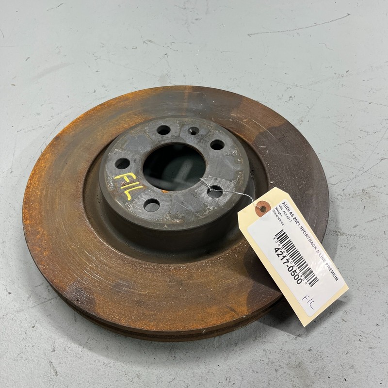 18-23 Audi A5 Sportback Front Left Or Right Side Brake Rotor Disk OEM -31K Miles