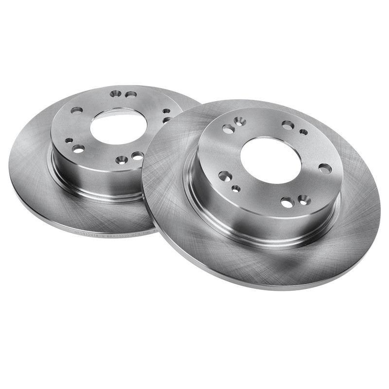 Front & Rear Disc Brake Rotors and Brake Pads for Honda Accord 2003-2007 L4 2.4L gallery