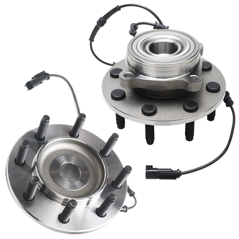 Front Rear Drilled Rotor Brake Pad Wheel Hub Tierod Kit for Dodge Ram 2500 3500 gallery