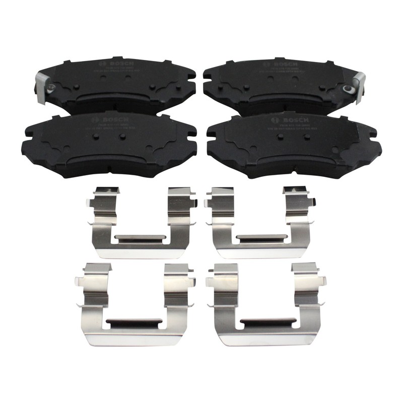 DuraGo Front Rotors Bosch QuietCast Ceramic Disc Brake Pads Kit For Allure 9-5 gallery