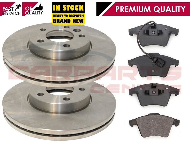 FOR VW TRANSPORTER T5 2.0 TDi 09-16 FRONT VENTED BRAKE DISCS PAD PADS 308mm