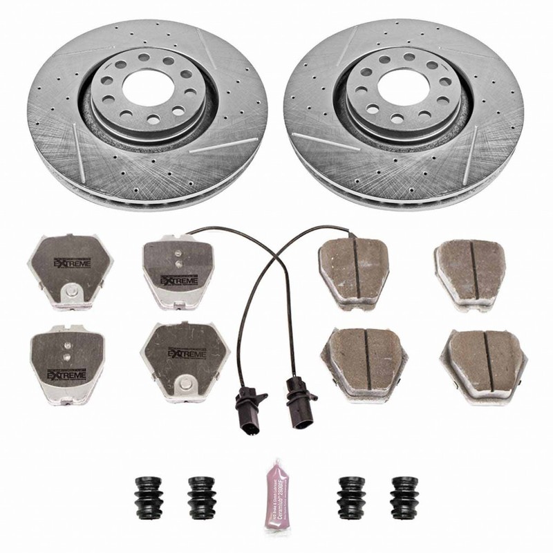 Power Stop Brake Kit For Audi Allroad Quattro 2001-2005 Front Z26 Street Warrior