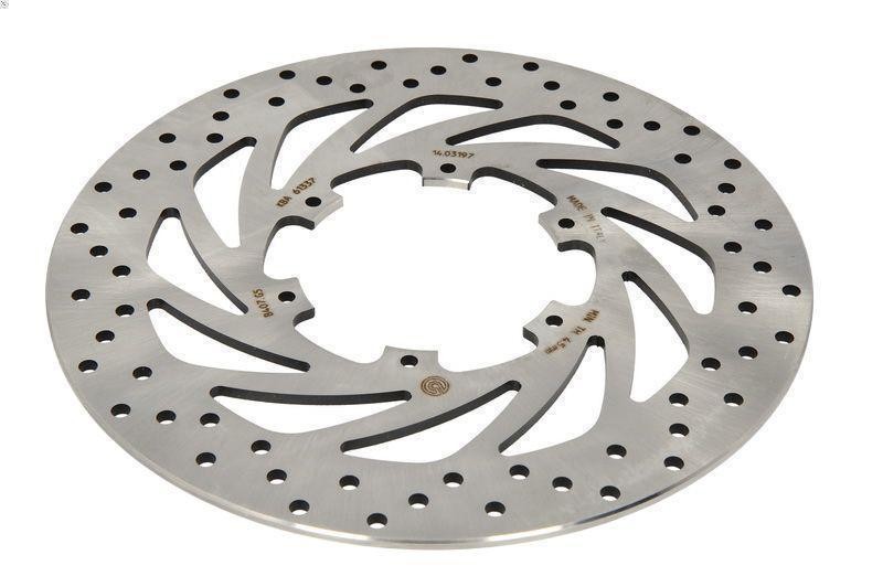 1x brake disc Brembo 68B407G5