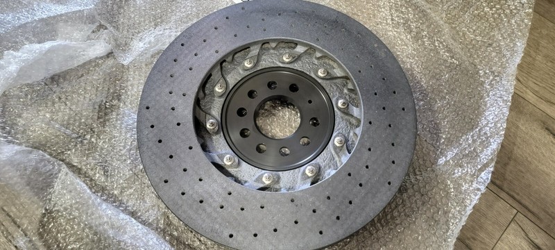LAMBORGHINI AVENTADOR FRONT RIGHT SIDE BRAKE DISC ROTOR OEM 470615302C NEW CCB gallery