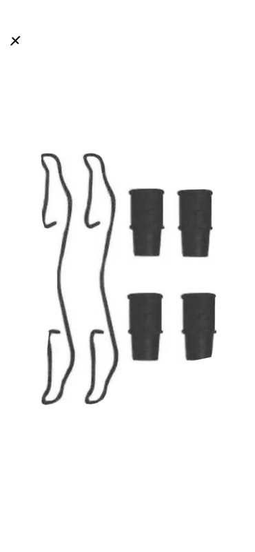 BRPK-5622 Motorcraft Brake Hardware Kit Front New for Ford Focus Mercury Cougar