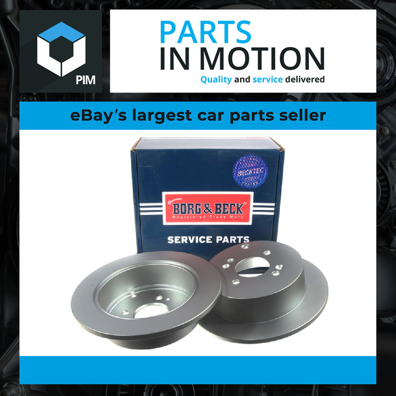2x Brake Discs Pair Solid fits HYUNDAI ACCENT MC 1.5D Rear 05 to 10 With ABS Set