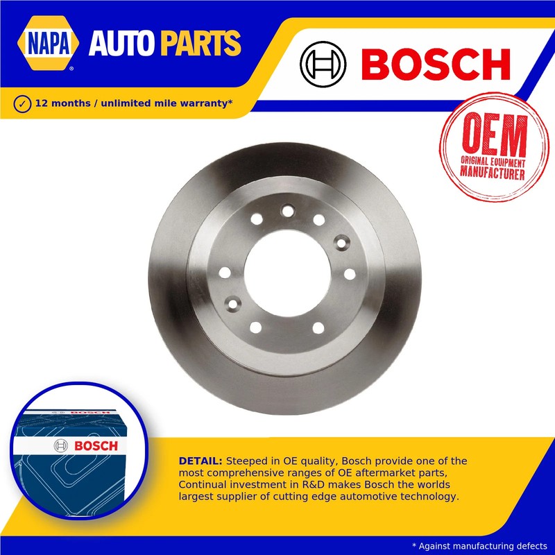 2x Brake Discs Pair Solid fits KIA SEDONA Mk2 2.9D Rear 06 to 12 J3(CRDi) 324mm