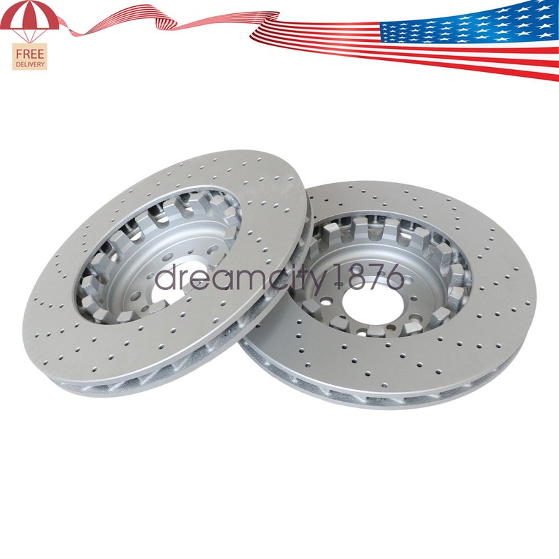 New 34112284809 34112284810 Pair of Front Brake Discs Rotor For BMW F80 F87 F82