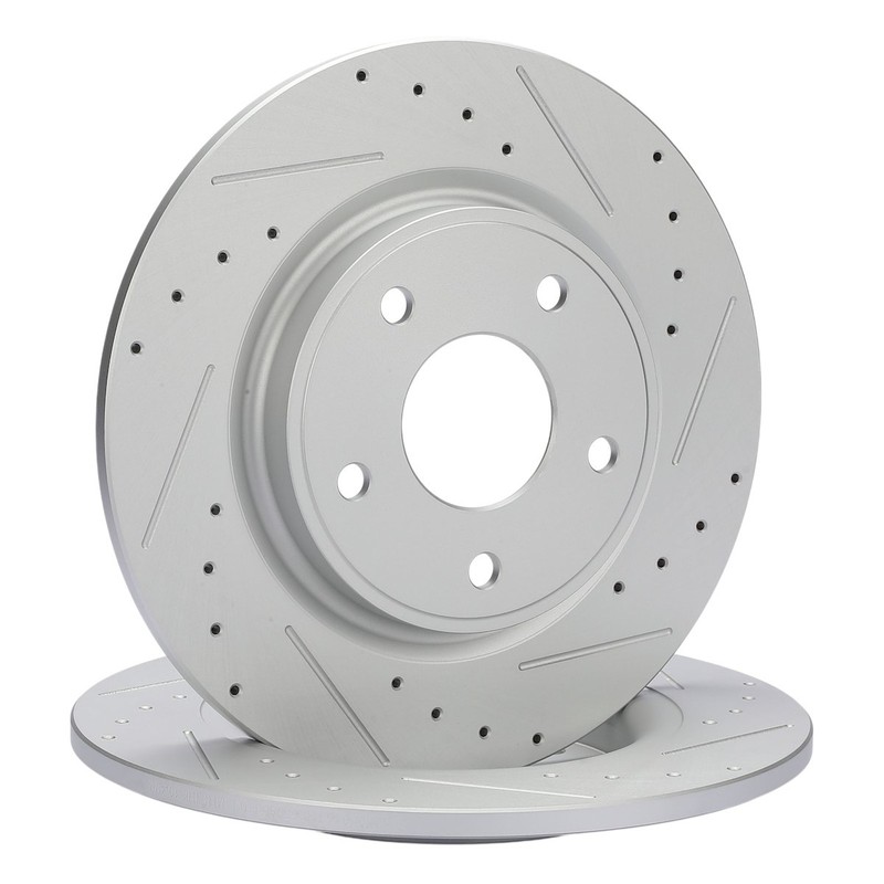 Brake Disc and Pad Kits 2-Wheel Set Rear for Chrysler Pacifica 2017-2022 gallery