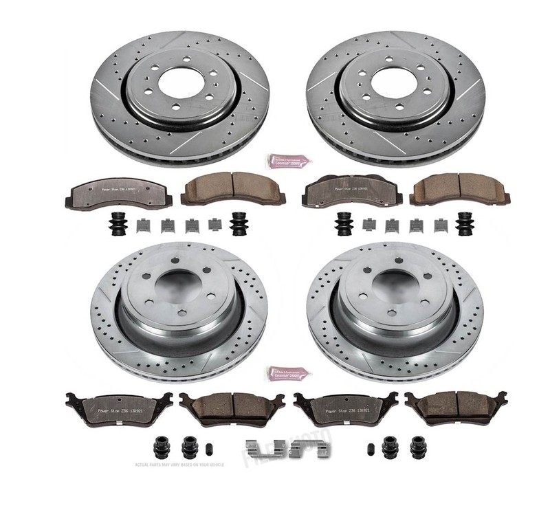 Powerstop K6268-36 Z36 Truck & Tow Carbon Fiber Ceramic for 12-15 Ford F-150