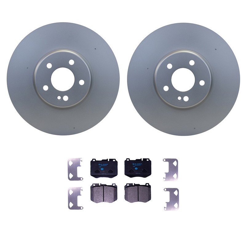 Hella Front Rotors Low-Met Disc Brake Pad Kit For C253 GLC300 GAS 274 2017-2018