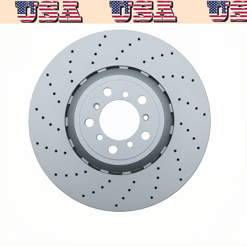 Set of 2 Front 380mm Brake Disc Rotors For BMW F80 F87 F82 M2 M3 M4 2015-2020 US gallery