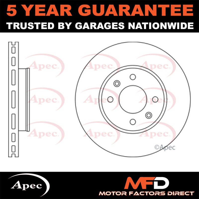 Fits Hyundai i20 2008-2015 Kia Rio 2005-2011 Apec Front Brake Disc 517121G000
