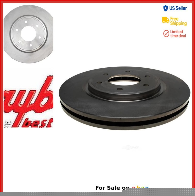Disc Brake Rotor Professional Grade Non-Directional Ground Finish Replacement