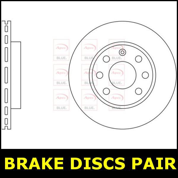 Brake Discs Pair Front FOR CAVALIER III 1.4 1.6 1.8 88->95 CHOICE2/2 Blue gallery