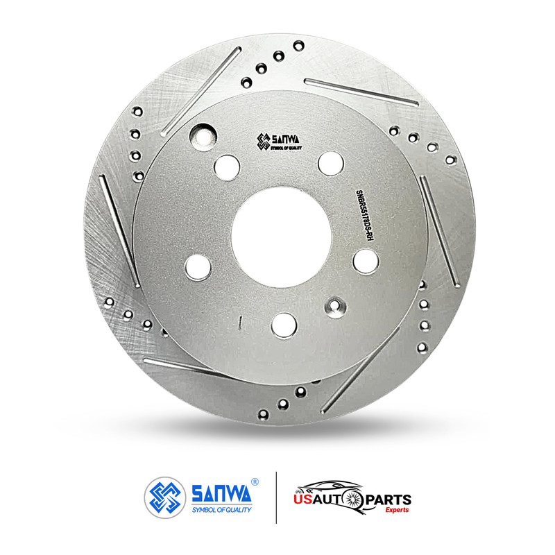 PAIR OF REAR BRAKE ROTOR VENTED & COATED DS 303mm FOR EQUINOX TERRAIN 10-17 2.4L gallery