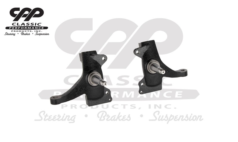 1973-87 CHEVY C10 TRUCK CPP MODULAR 2 1/2" DROP SPINDLES WITH CALIPER BRACKETS gallery