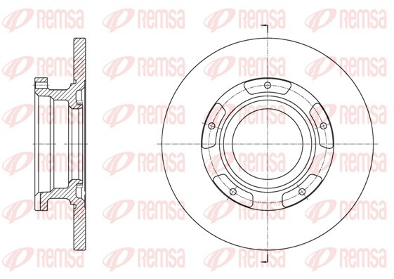 REMSA 61564.00 Brake Disc for Ford, Ford (JMC) gallery