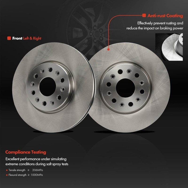321mm Front Disc Brake Rotors for GMC Acadia Chevy Blazer Traverse Buick Enclave gallery
