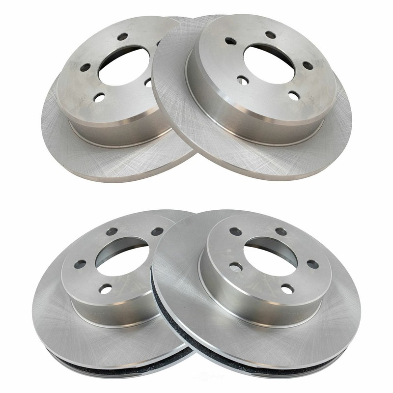 Disc Brake Rotor Set-4WD TRQ BRA15209