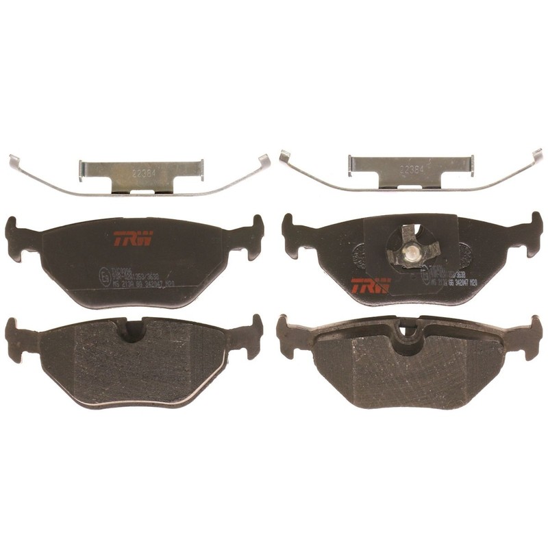 SET-TRWTXH0394-A TRW 4-Wheel Set Brake Pad Sets Front & Rear for 3 Series E36 Z gallery