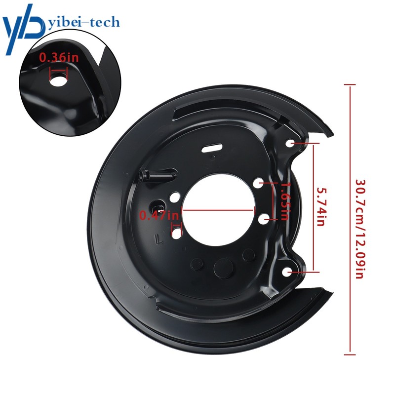 Rear Left & Right Brake Dust Shield Set For Subaru Legacy 2000-2009 Outback Baja gallery