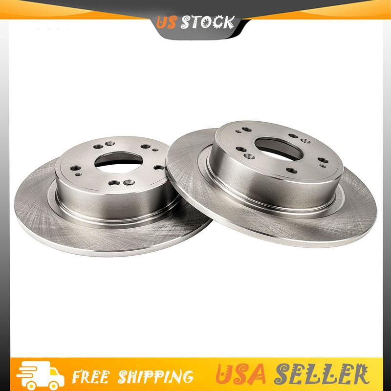 for Acura ILX 2016-2022 Acura TSX 2009-2014 Rear LH+RH Disc Brake Rotors