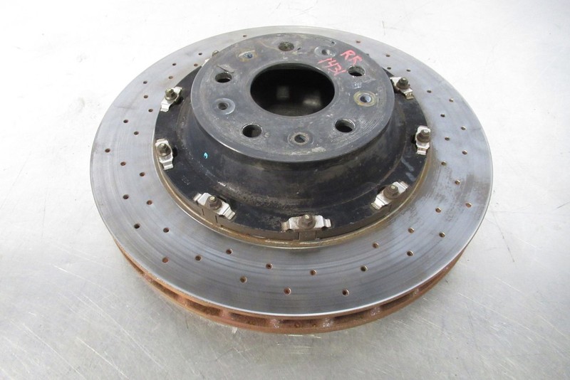 EB1431 2008 08 LAMBORGHINI MURCIELAGO RIGHT RH REAR BRAKE ROTOR DISC gallery