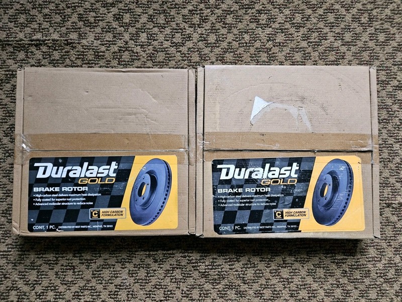 Duralast Gold Brake Rotor 74007DG Set Of 2 for Honda, Acura