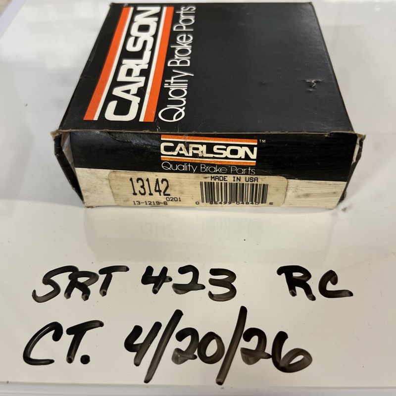 Carlson 13142 Disc Brake Hardware Kit