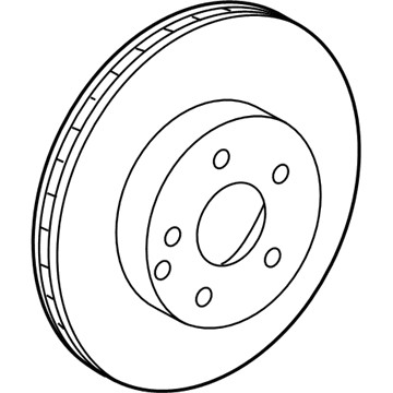 Genuine Mercedes-Benz OE Brake Disk Vented Starparts 000-421-16-12-90