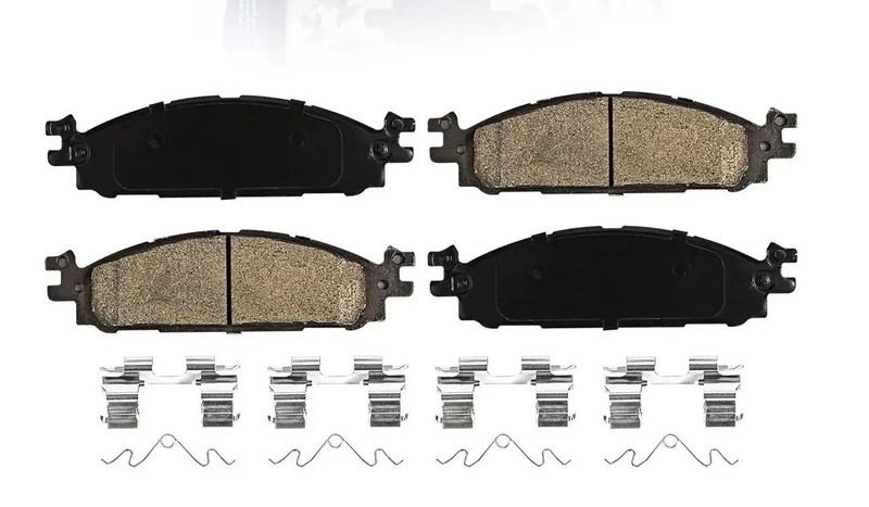 Front Rear Disc Rotors & Ceramic Brakes Pads Kit Ford Taurus Explorer Flex MKT gallery