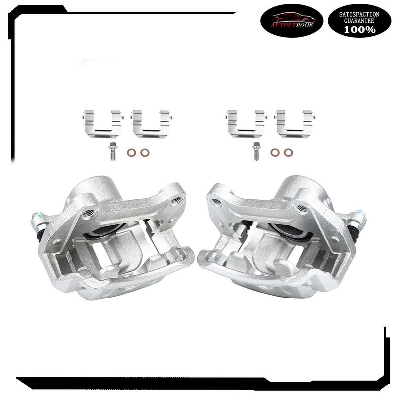Front Brake Calipers w/ Bracket Set (2) For Chevrolet Equinox Impala Buick Regal gallery