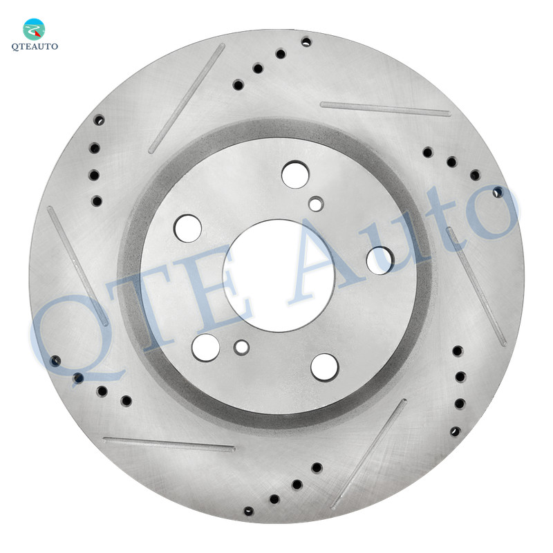 Set of 4 Front 296mm-Rear 281mm Drilled Brake Rotors For 2013-2018 Lexus ES300H