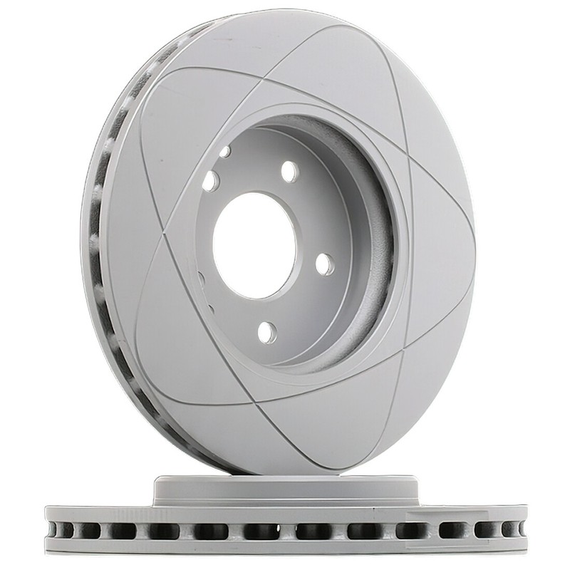 Premium Rear Slotted Disc Brake Rotors, Fits Ford Windstar 99-03; 284mm gallery