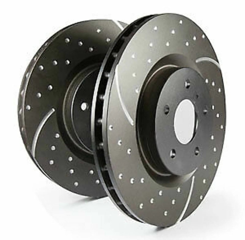 EBC GD Sport Dimple Drilled & Slotted Rear Rotors for 03-05 Infiniti FX35