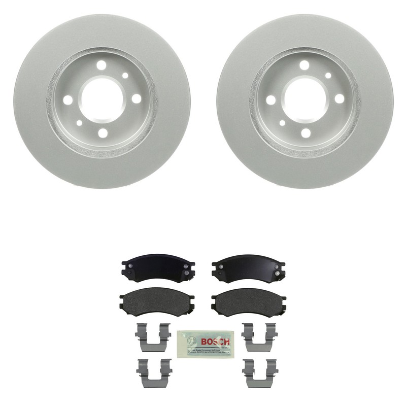Bosch Front 250mm Rotors Blue Semi-Met Disc Brake Pad Kit For SC1 SC2 SL SW1 SW2